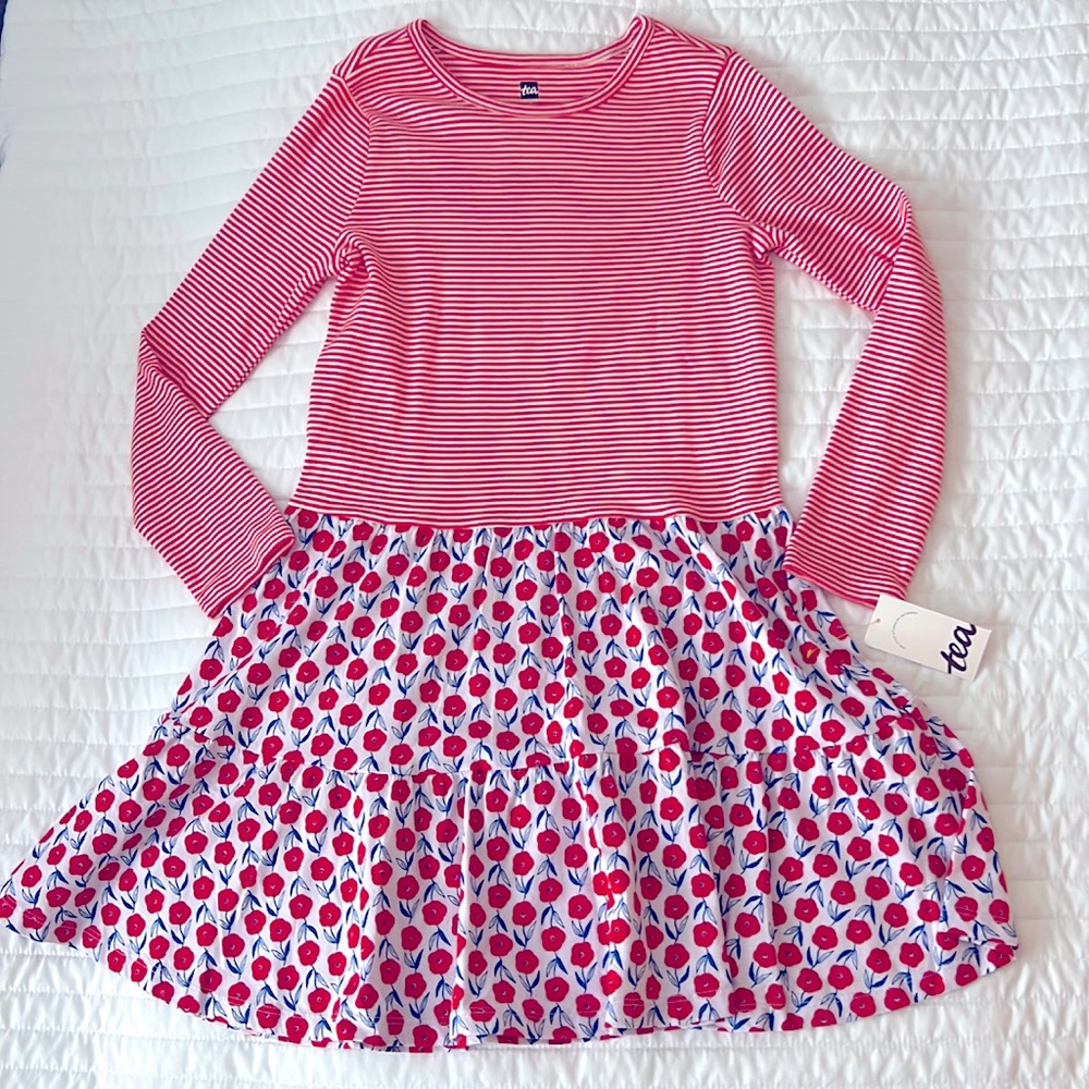 NWT! Tea Collection Tiered Skirted Dress